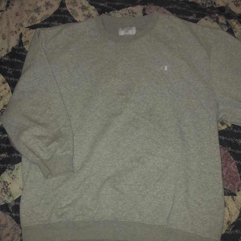 Grey champion sweatshirt